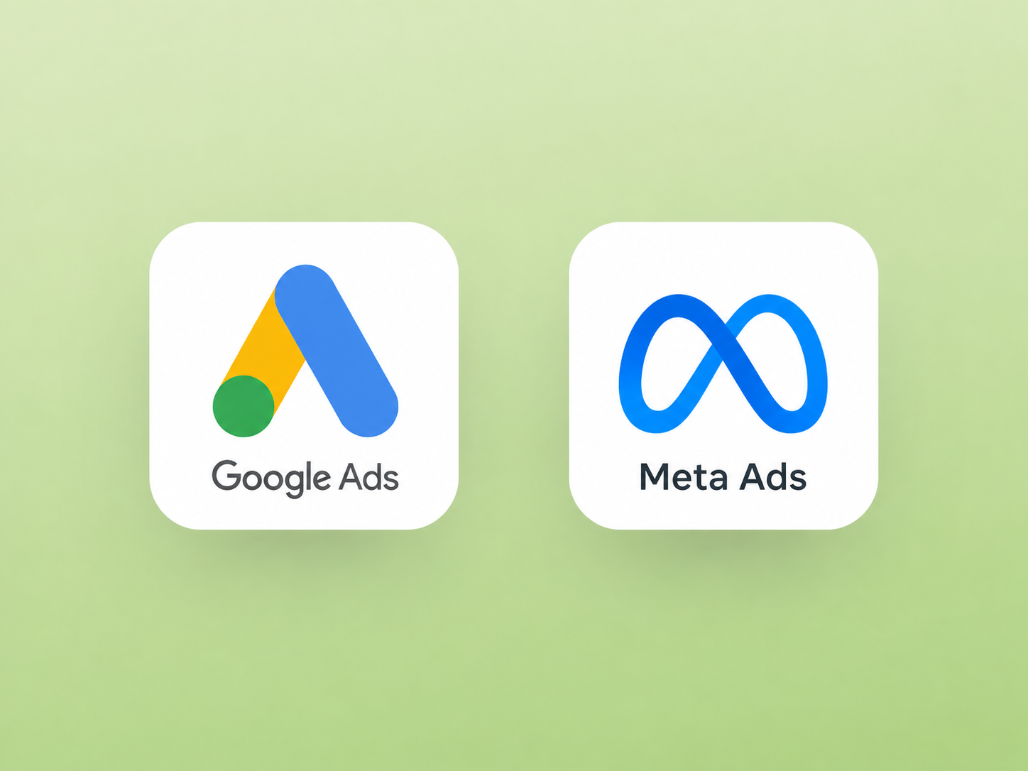 Logos Google Ads et Meta Ads
